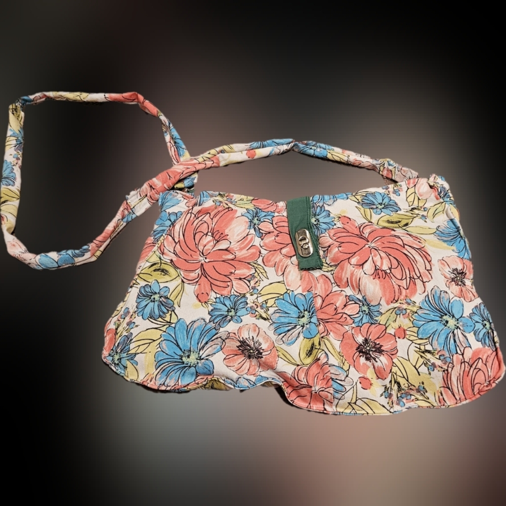 Upcycled Floral Women's Bag
